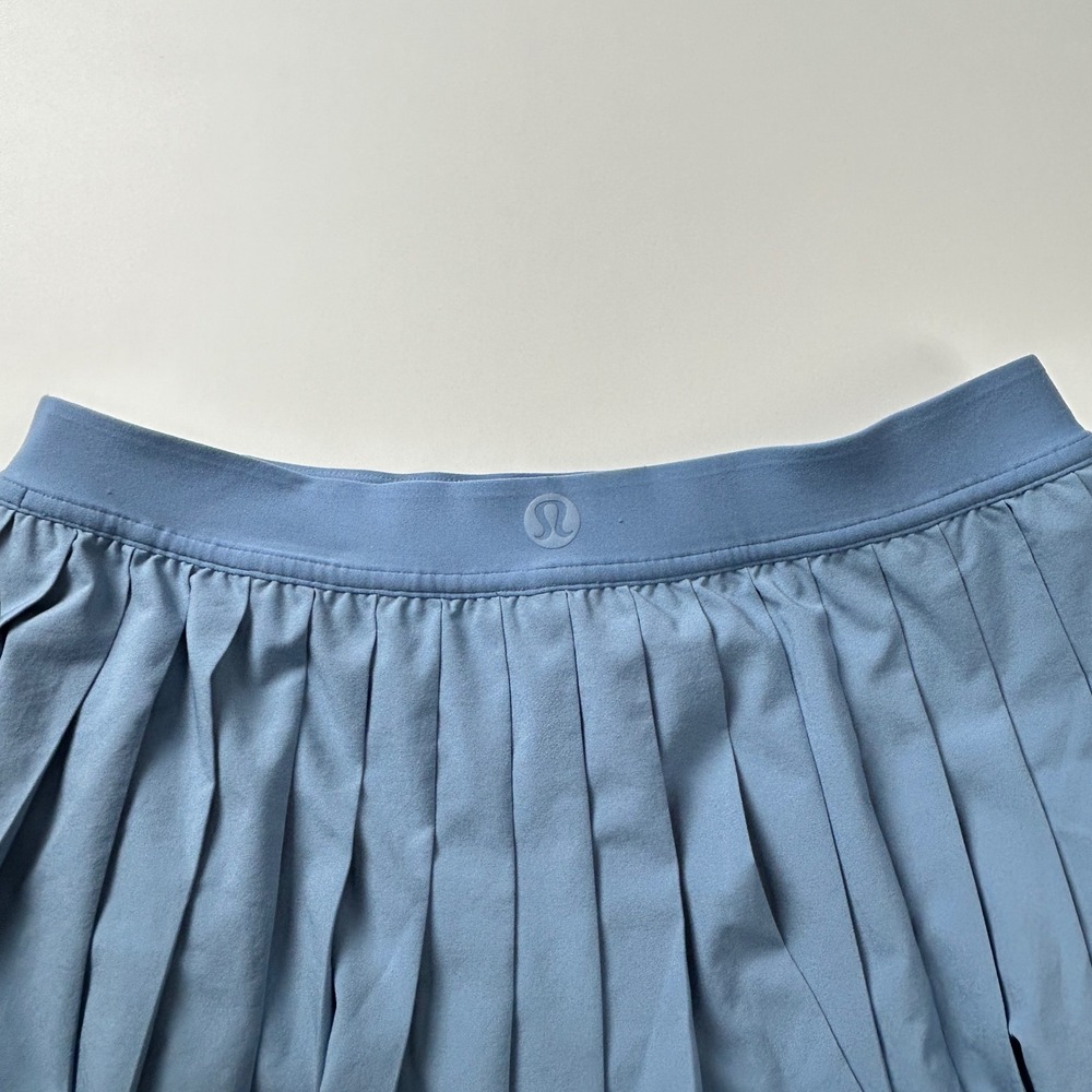 Lululemon High-Rise Pleated Tennis Skirt Oasis Blue Size 8 LW8ALRS - Picture 3 of 16